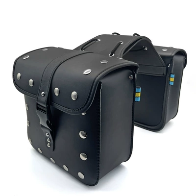 Retro Motorcycle Universal Yamaha Gt150 Bigfoot 125 Leather Waterproof Saddlebag Saddle Bag for Riders