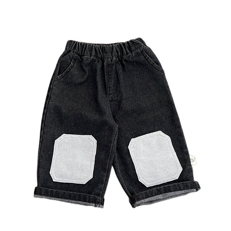Chaleco de vaquero de primavera y otoño para niños, chaleco casual de hombro para bebés.