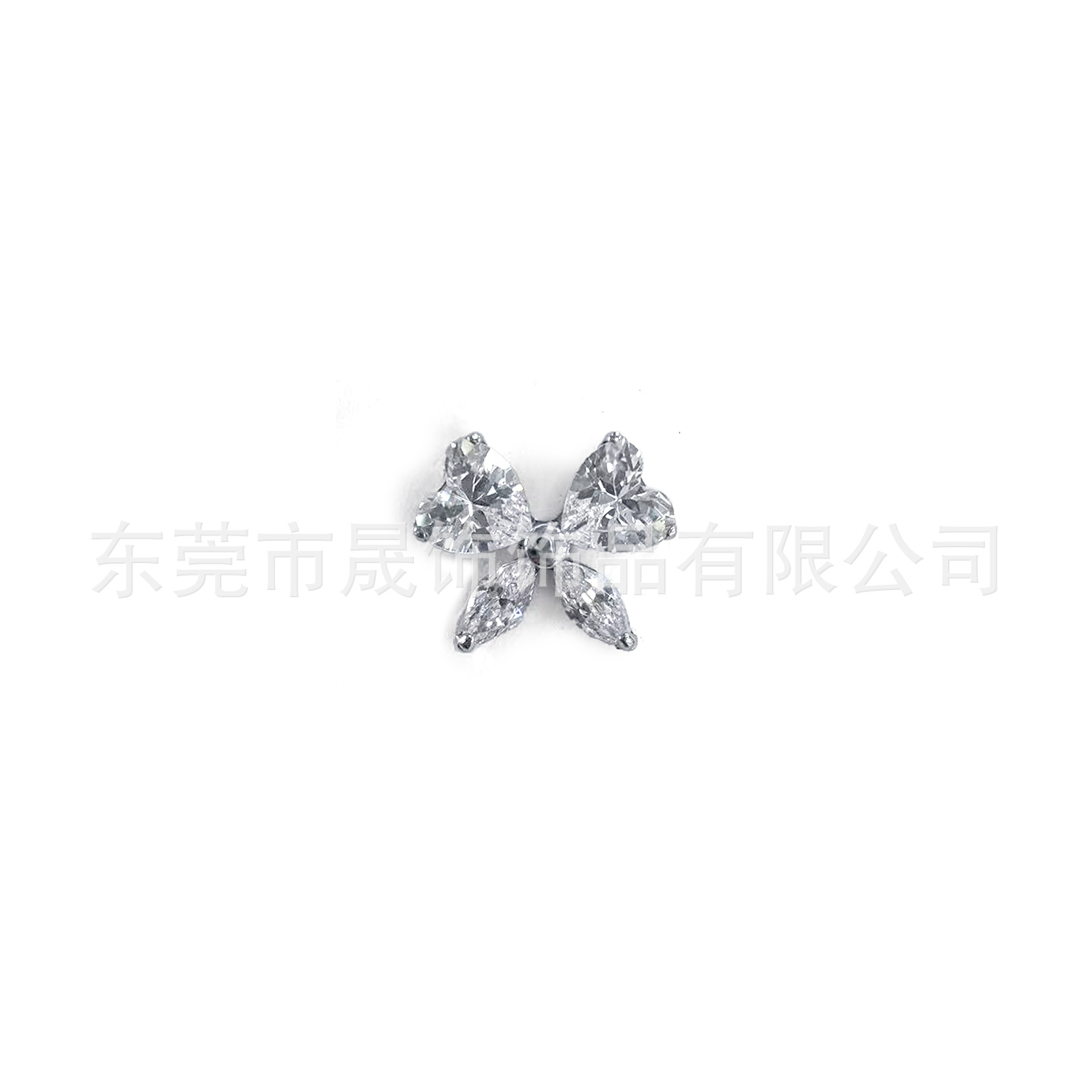 F136 Titanium Alloy Butterfly 结 Ear Stud Studded Heart 马眼 Cubic Zirconia Helix Cartilage Stud G23 Titanium Internal Thread Piercing Jewelry