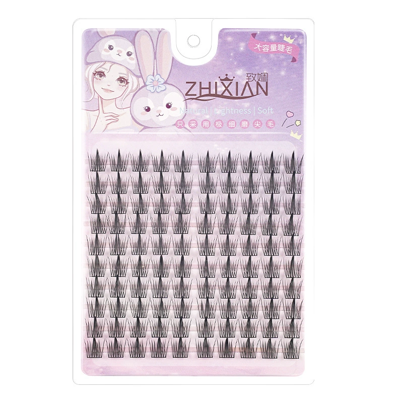 Dense False Eyelashes for Extension, Multi-Style Individual Cluster Flare Kit, Reusable