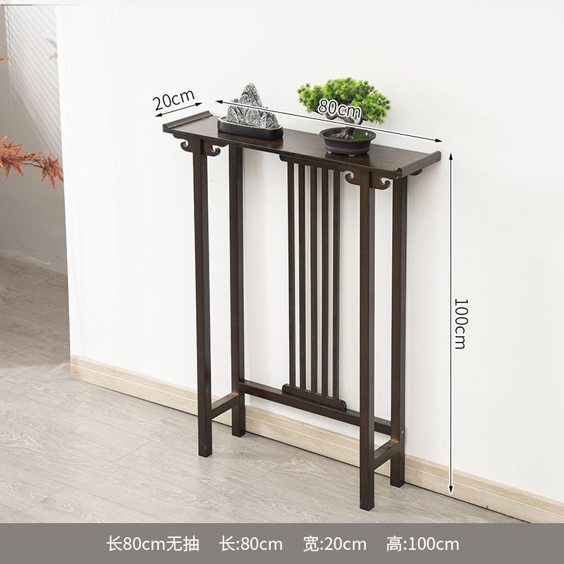 新中国式の超狭い玄関テーブルはテーブルの花棚の置物棚の客間のプロジェクトの端景台の玄関棚の狭いタイプです。|undefined