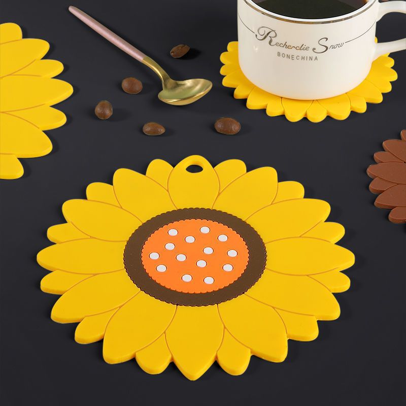 Table mat Anti-oil Table mat heat insulation Cushion Table mats household Eintopf Plate mat Bowls mat silica gel Coaster