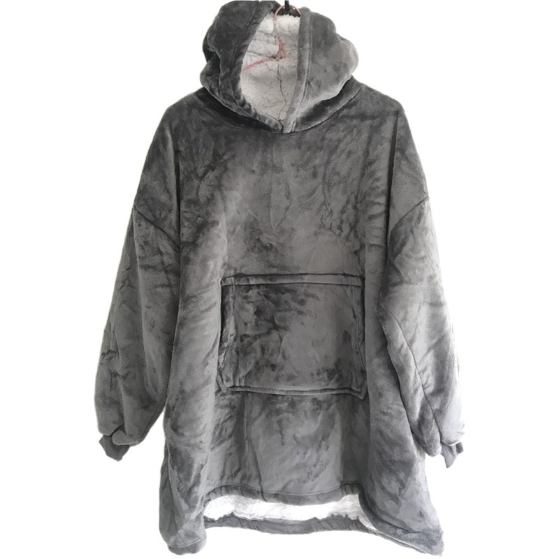 Transfronterizo camisón perezoso ropa pullover fleece con capucha manta de TV al aire libre a prueba de frío ropa perezoso Pijamas