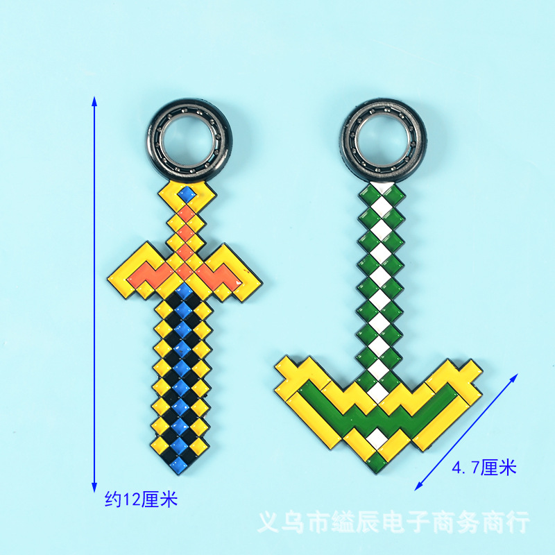 5 위안 12 베어링 합금 무기 회전 무기 모델 장난감 소년 인기 장난감 가게