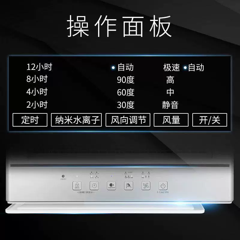 Panasonic очиститель воздуха для дома и офиса, разделение дымки, вторично-прожжённый, F-136C7PX