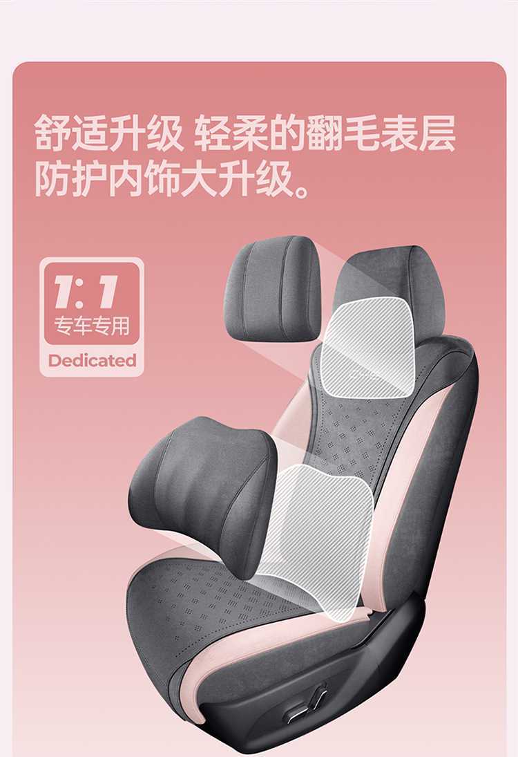 BYD Dolphin Smart Driving Edition Special Car Seat Cover, All-Season Universal Full-Coverage Cushion, Rams Seat Cover