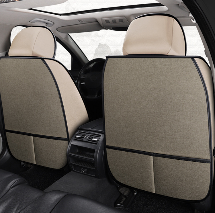 New Car Seat Covers for All Seasons, Linen Seat Cushions for Small Cars, Spring and Summer Car Seat Covers, Full Coverage Ice Silk Special Seat Cushions