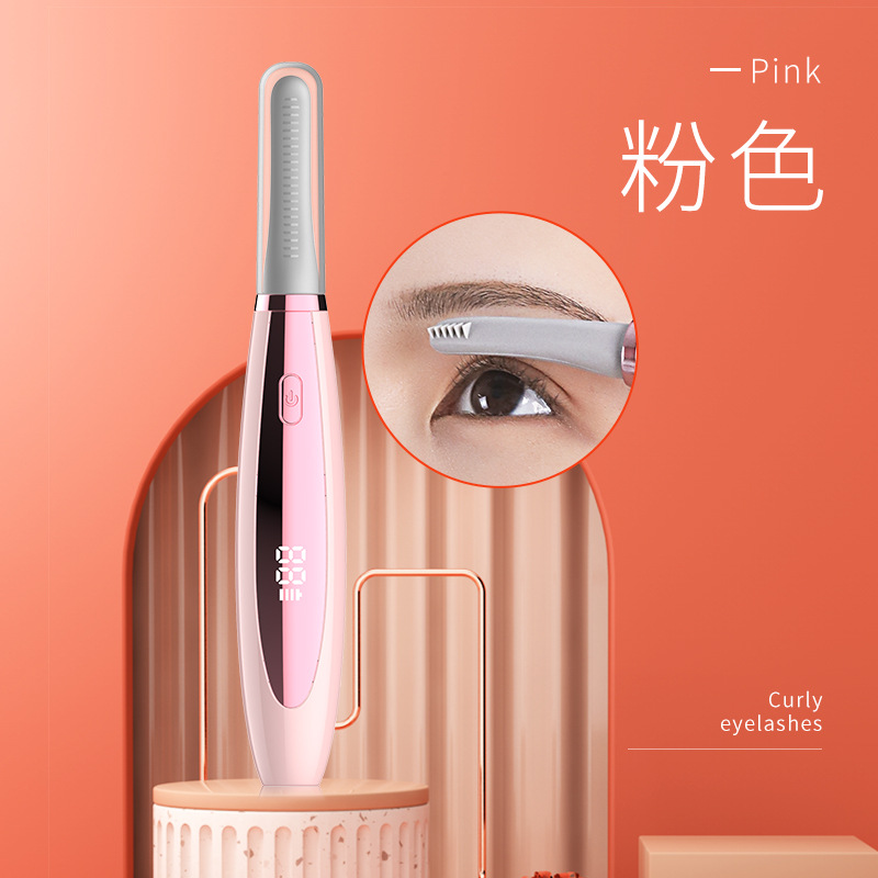 Otoño nuevo instrumento de escaldado de pestañas rizador de pestañas eléctrico recargable que forma mini rizador de pestañas portátil