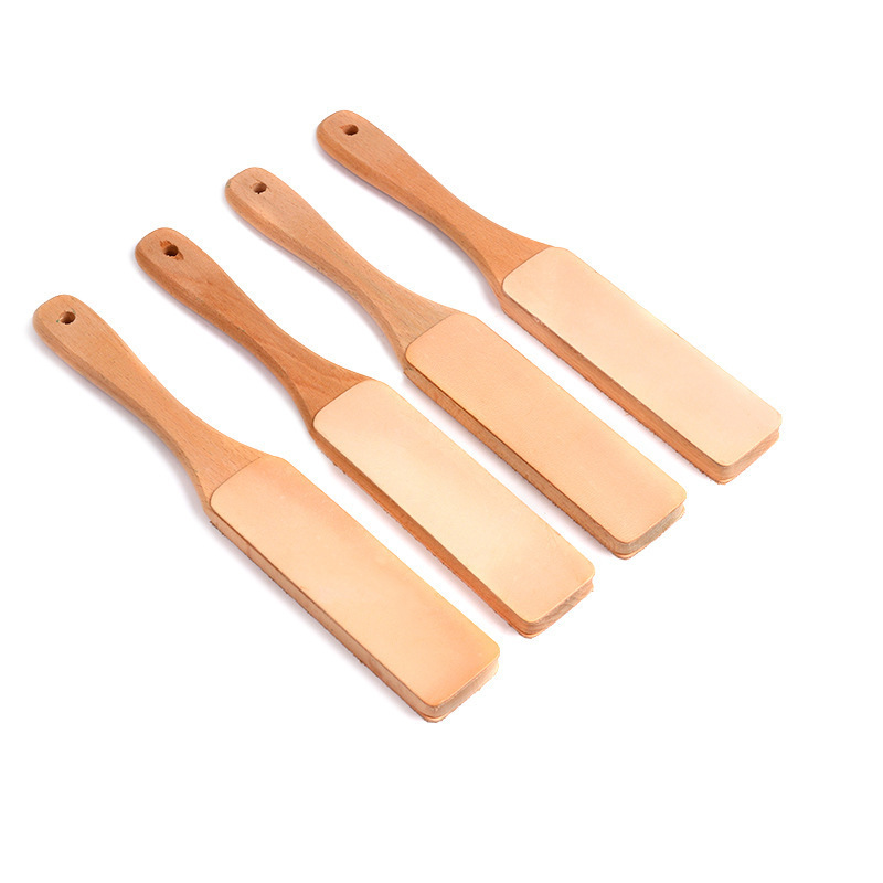 Cuchillo de cuero Tablero de cuchillo de balancín especial Tablero de cuchillo de afilado de cuero Tablero de cuero de doble cara de cuero curtido vegetal de cuero de cuero hecho a mano diy herramientas de tallado de cuero