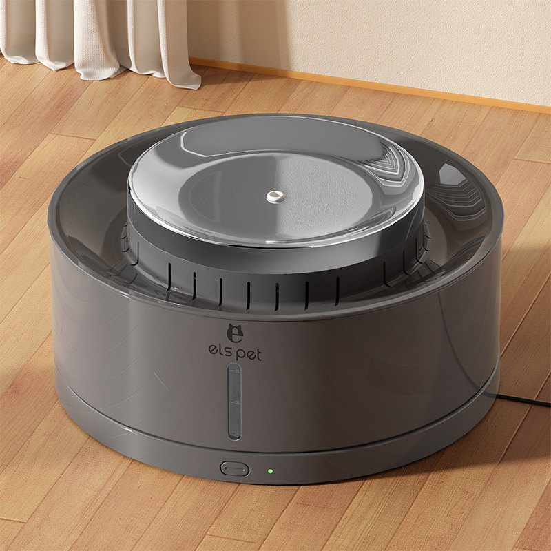 Nueva mascota de gran capacidad de acero inoxidable cake cat perro dispensador de agua automático dispensador de agua de circulación eléctrica