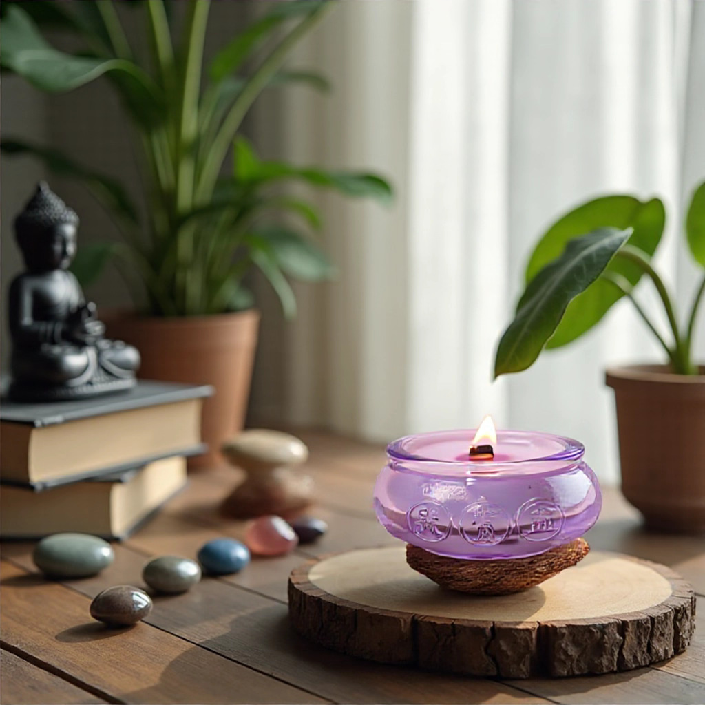 Aromaterapi lys antik stil røgelse skål duftlys ornament_voghion.com