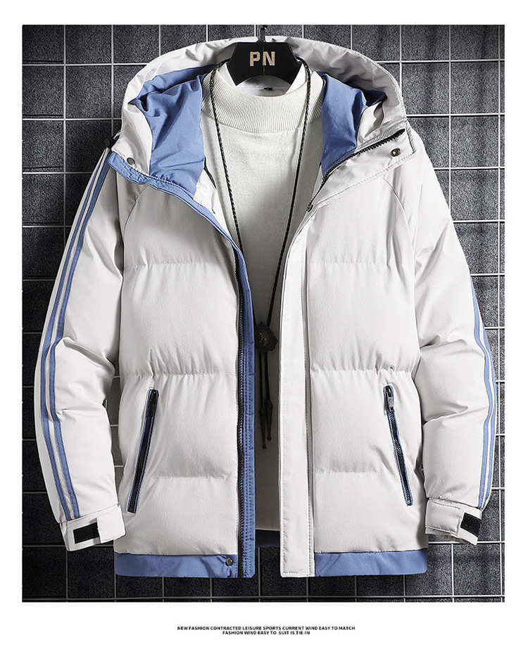 Men's Puffer Jacket - Warm Cotton Winter Coat For Men_voghion.com
