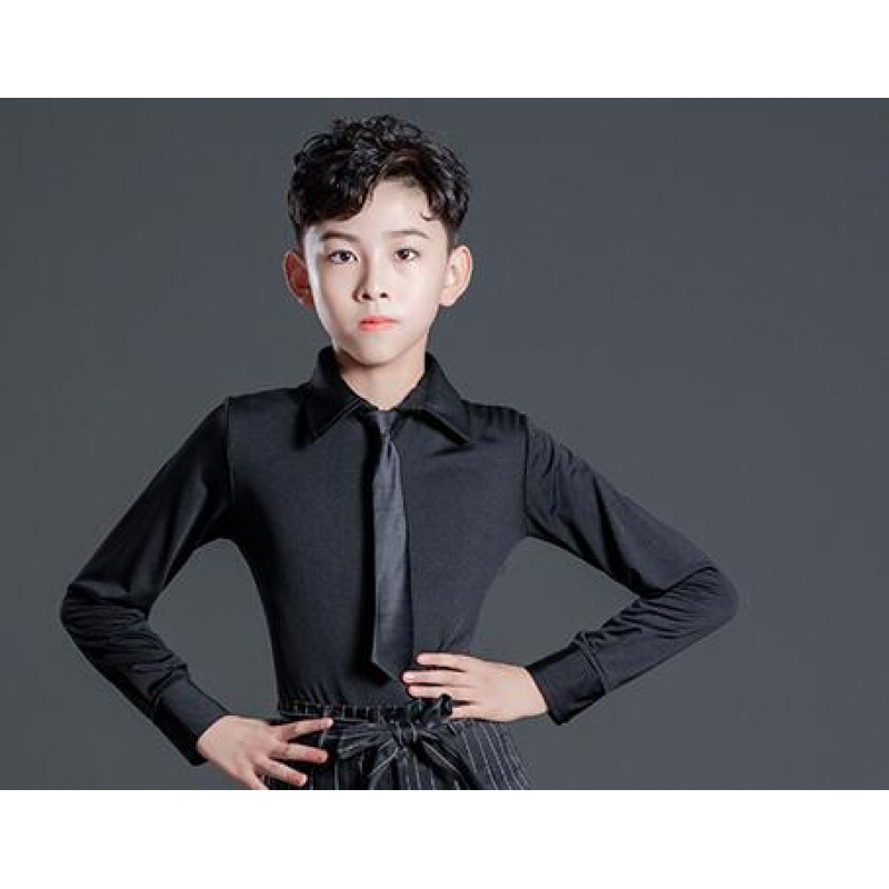 Black top + bow tie + tie