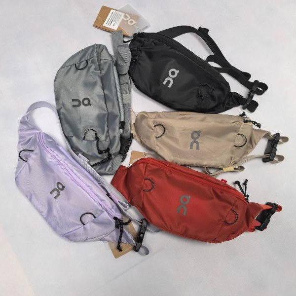 25新款原版On昂跑男女情侣腰包2L运动胸包超轻防水跑步健身休闲包