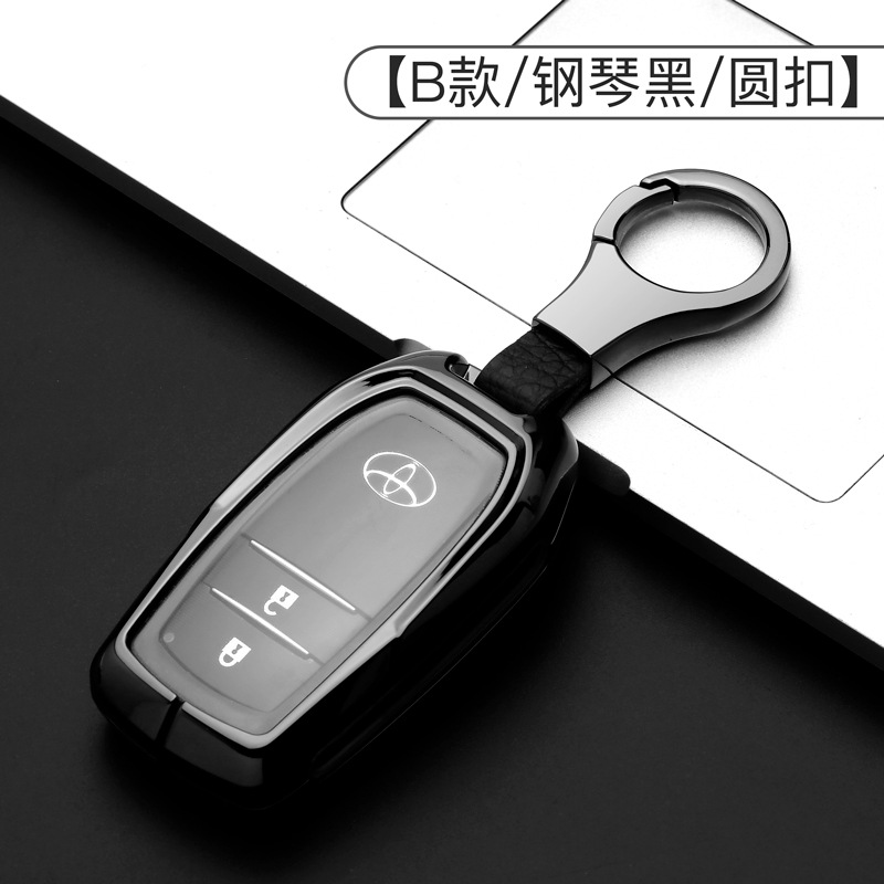 오리지널 카 B 피아노 블랙 + 링 버클