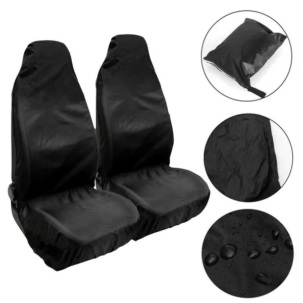 Car Seat Cover Black Oxford Cloth Waterproof, Anti-Penetration and Anti-Fouling Four-Season Universal Car Pet Mat Cross-Border Hot Sale