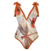 Dragonfly print swimsuit