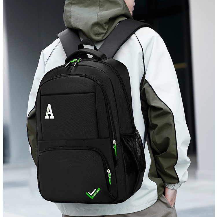 Mochila urbana simple para hombres nueva gran capacidad de viaje multicapa mochila de almacenamiento impermeable bolso de hombre ligero