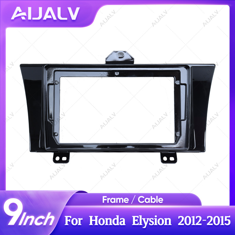 Cross-Border Hot-Selling Versatile Frame Suitable for 12-15 Honda Elysion 9inch Left-Hand Drive Android Navigation Frame Dvd Panel