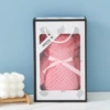 Leaf gift box+pink bear pink pink