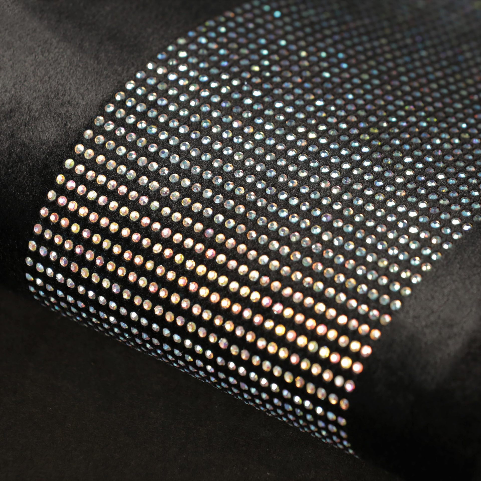 Source Factory Cross-Border Car Diamond-Studded Steering Wheel Cover with Inner Ring, Full Rhinestone Car Interior Handle Cover