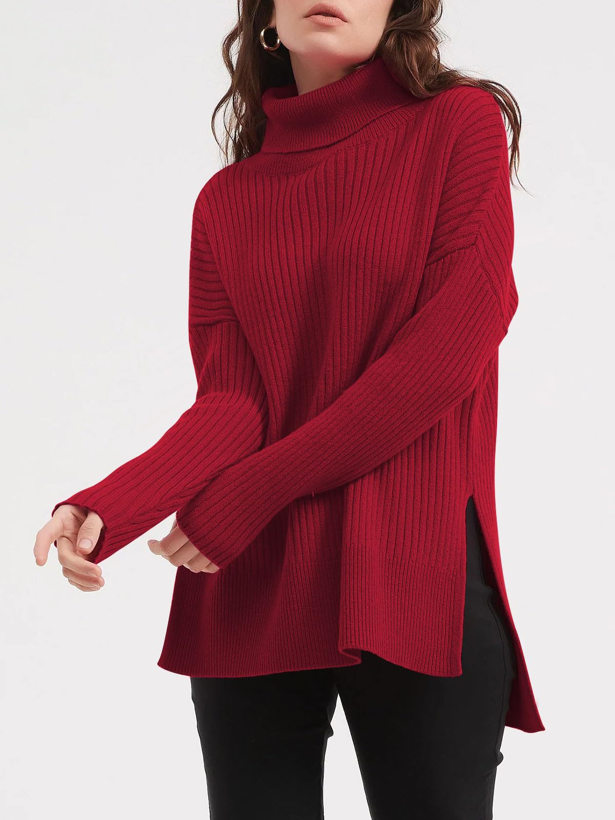 Women's Sweater Long Sleeve Sweaters & Cardigans Stripe Casual Solid Color display picture 3