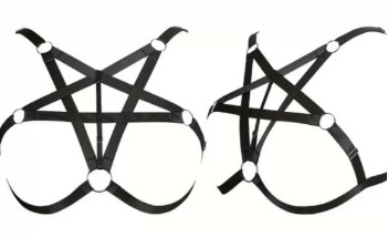 Estilo gótico elástico tendencia de cinco estrellas moda cadena de cintura joyería punk hip-hop moda cinturón corsé faja