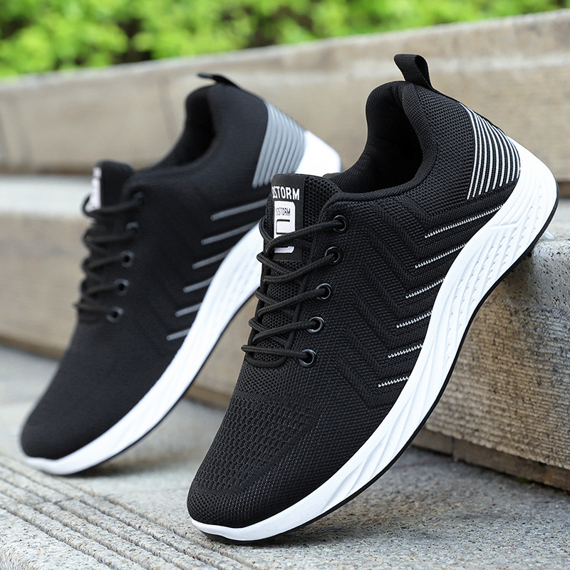 Men's Shoes 2026 New Model Sports Shoes Large Size Soft Sole Men's Shoes Fly-Knit Breathable Casual Shoes Shallow Mouth Versatile Single Shoes Men's Shoes 2026 New Model Sports Shoes Large Size Soft Sole Men's Shoes Fly-Knit Breathable Casual Shoes Shallow Mouth Versatile Single Shoes