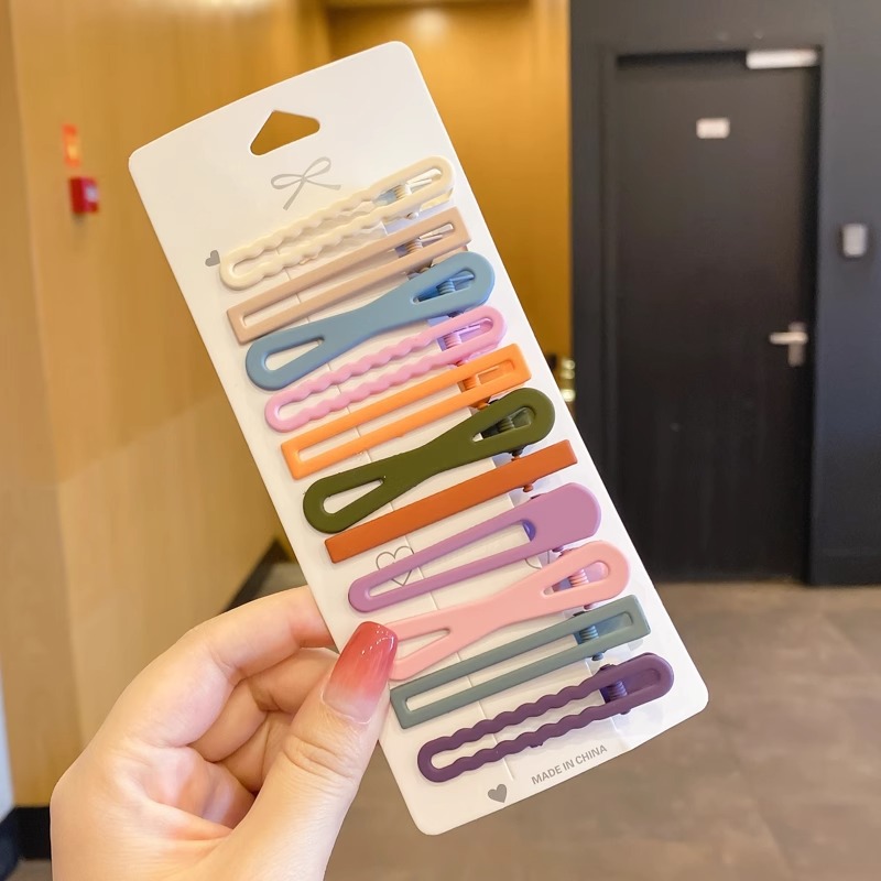 Horquilla de perlas, estilo ins, tocado coreano simple de nicho, clip de una palabra, clip lateral de flequillo simple, tocado