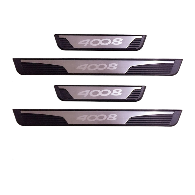 Suitable for Peugeot 2008/4008/5008 welcome pedal modification, threshold strip, plastic trunk guard trim