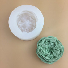 花球花蕊玫瑰花硅胶模具冰激凌慕斯蛋糕模具香薰石膏装饰模具