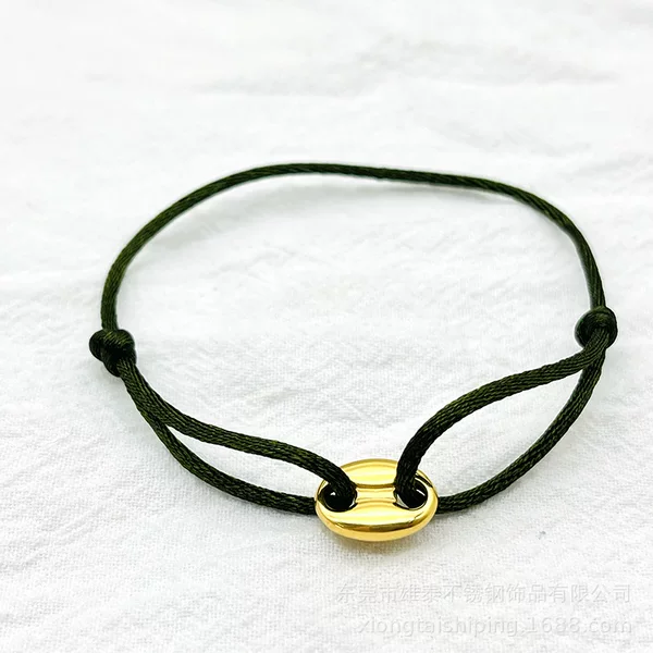 Cross-Border Foreign Trade Supply 2024 Pig Nose Winter Versatile Style Wholesale Friendship Adjustable Bracelet Simple Style