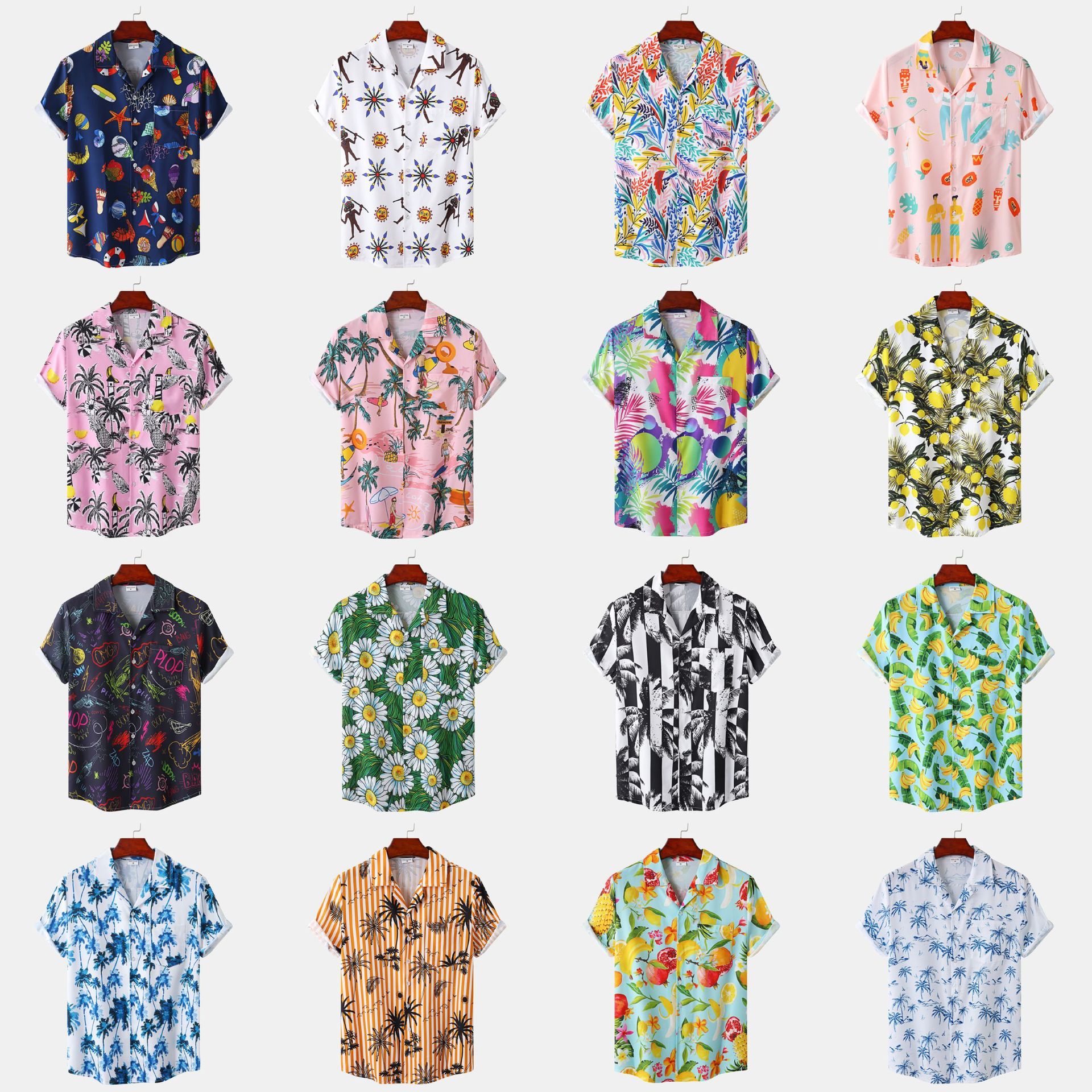 Cuban collar shirt 1