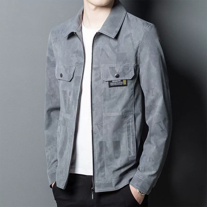 Men's spring autumn jacket, trend set, Korean style