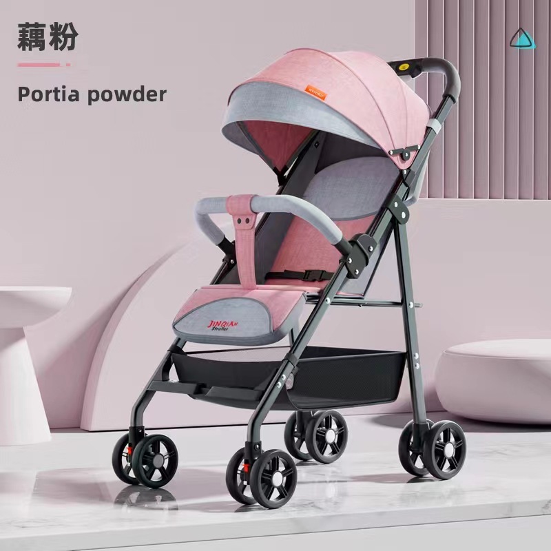 El cochecito de bebé puede sentarse y acostarse, portátil plegable, cochecito de paraguas para bebé, cochecito de cuatro ruedas, cochecito para niños