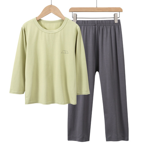 Kids' Home Wear Set, Air-Conditioning Clothes, Boys' and Girls' Pajamas, Family-Matching Adult Home Wear Set