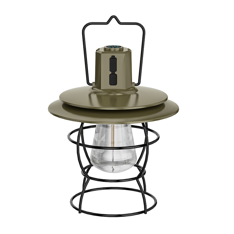 Al Aire Libre retro camping luz linterna campamento linterna recargable led tienda de luz Super larga resistencia multifuncional