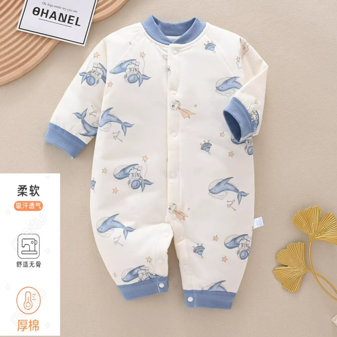 24 новых стиля детской одежды для младенцев и маленьких детей осенью и зимой. Цельная повседневная и удобная детская одежда из 150 г хлопка для мужчин и женщин для прогулок и ползания.