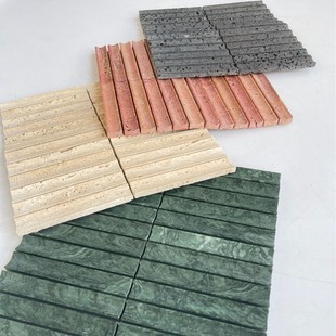 South City North Love Natural Stone Designer Niche Long Strip Internet Celebratory Mosaic Toilet Coffee Homestay Hotel