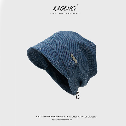 Celebrity Postpartum Hat for Women, Summer Thin Elastic Strap Adjustable for Spring and Autumn, Large Head Size Pile Hat, Loose Fitting Cold Hat