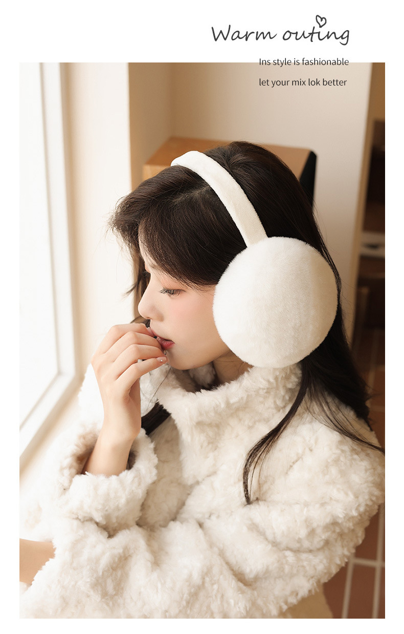 Faltbare Ohrenschützer für Männer und Frauen für Winterwärme, Windbeständigkeit und Frostschutz. Insgesamt abnehmbar_voghion.com