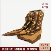 秋冬轻奢航空针织旅行毛毯老钱印花办公室盖毯沙发毯子厂家批发