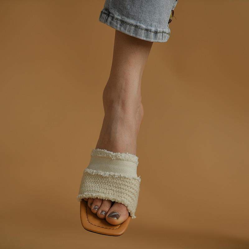 Very soft open toe high heel sandals for women outer wear thick heel sandals for women 2022 new summer women's shoes_voghion.com