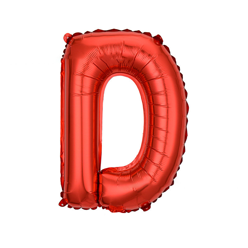 16 pulgadas letras inglesas globo rosa oro oro plata película de aluminio fiesta de cumpleaños fábrica al por mayor letra fiesta