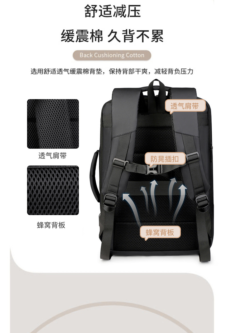Backpacks for men, laptop bags for leisure and business travel, large-capacity schoolbags for middle school students, backpacks for men on business trips undefined