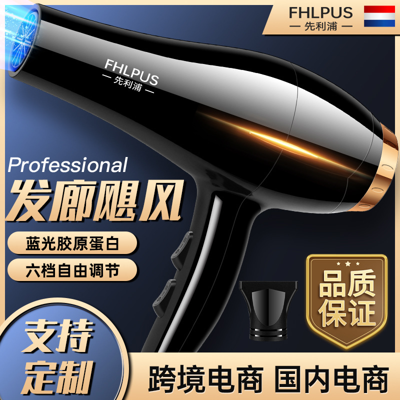 Hair Dryer Household High-Power Negative Ion Hair Dryer Cross-Border Hair Salon Hair Dryer Large Wind Electrical Appliance Manufacturer Wholesale