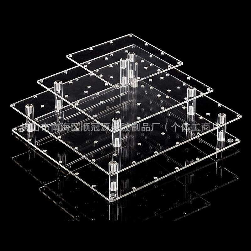 透明亚克力56孔方形糖果支架超市棒棒糖甜点收纳架棒棒糖展示架