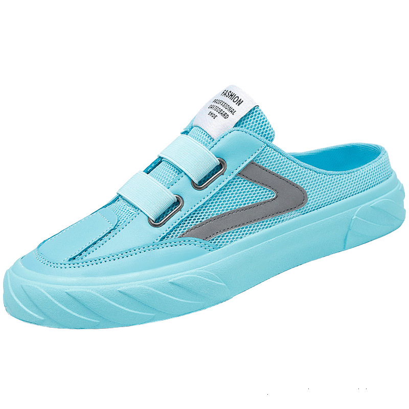 Zapatos de hombre verano transpirable desodorante delgado de malla de los hombres deportes zapatos de malla casuales zapatos blancos zapatos de moda de malla hueca