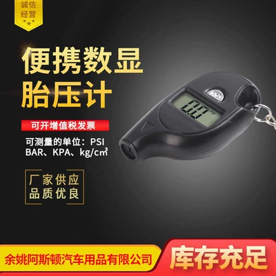 Portable Keychain Tire Pressure Meter Digital Display Measuring Car Tire Pressure Mini Tire Pressure Meter Tire Pressure Gauge