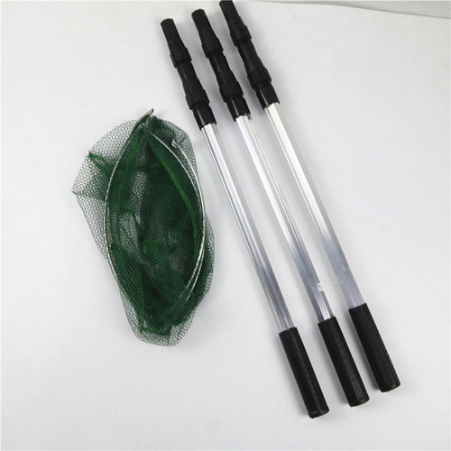 Aluminum alloy cast net rod, three-section telescopic positioning cast net rod, fishing cast net rod fishing tackle wholesale